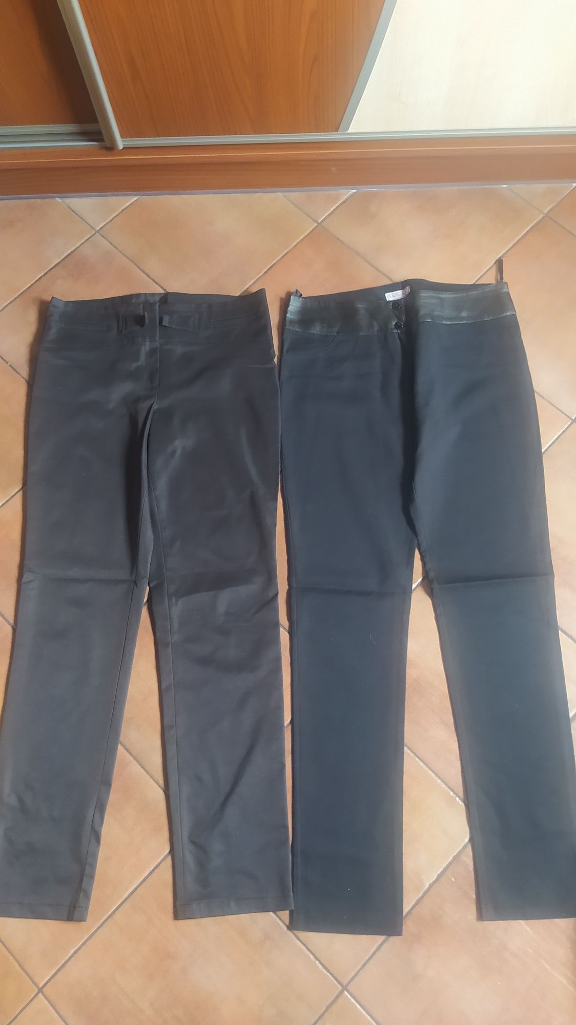 Sprzedam 12 par damskich  jak Nowe spodnie jeans i materiał.r.38/40