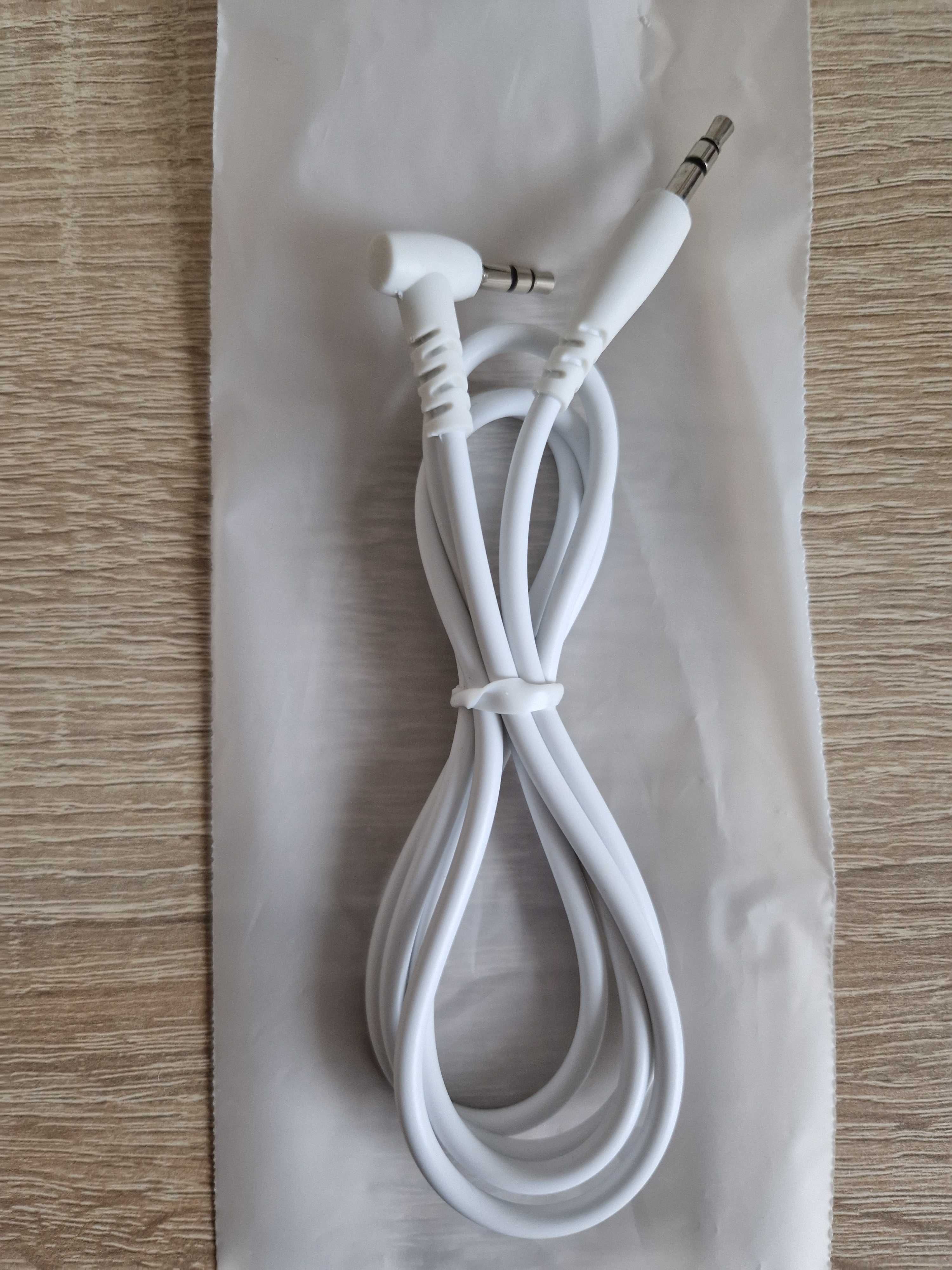 Borofone Kabel BL10 - jack 3,5mm na jack 3,5mm - kątowy 1 metr biały