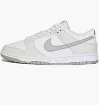 Оригінальні чоловічі кросівки NIKE DUNK LOW RETRO WHITE/GREY DV0831-10