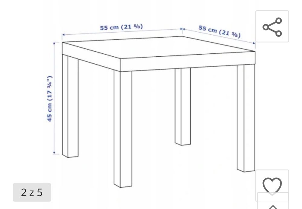 Stoliczek ikea z krzeselkiem