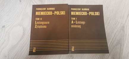 Podręczny słownik polsko-niemiecki. Tom I-II Bzdęga Chodera Kubica