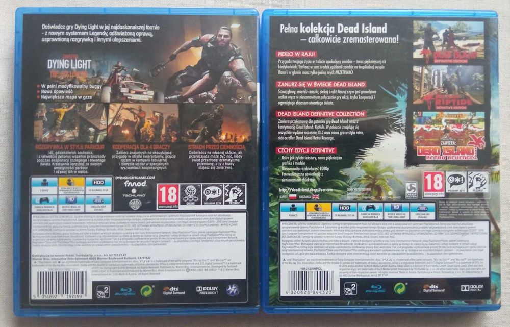 Dying Light The Following PL i Dead Island PL PS4