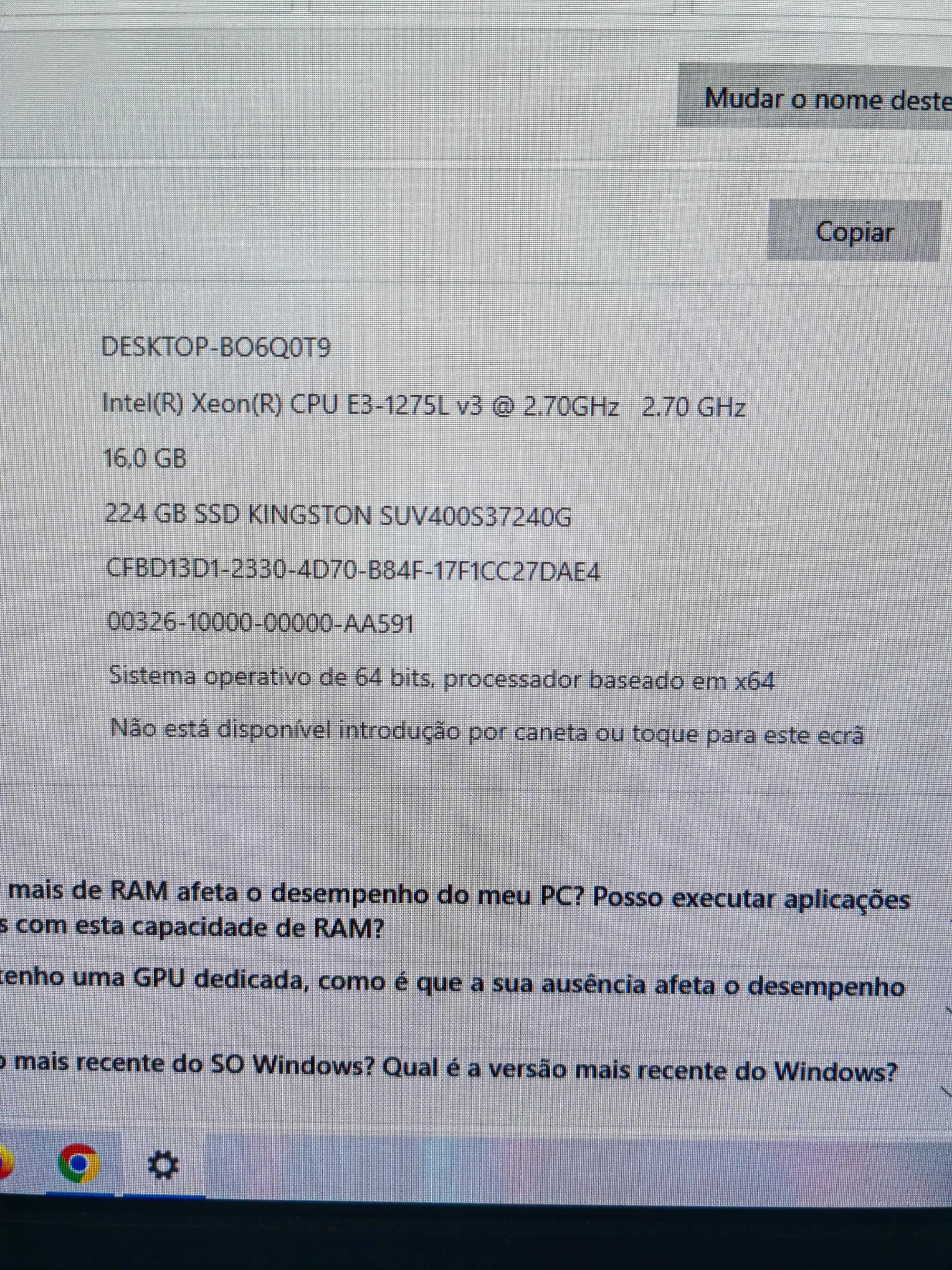Thinkcentre Tiny E3-1275L v3 / 16gb ram/ 240gb SSD