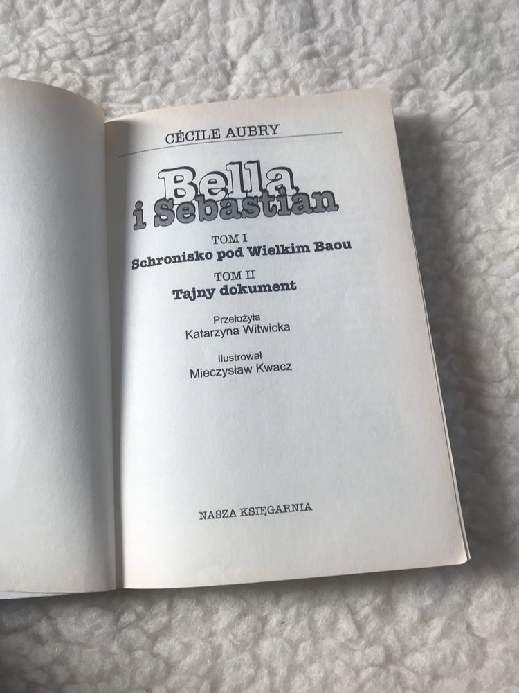 Bella i Sebastian - C. Aubry, stara książka dla dzieci vintage