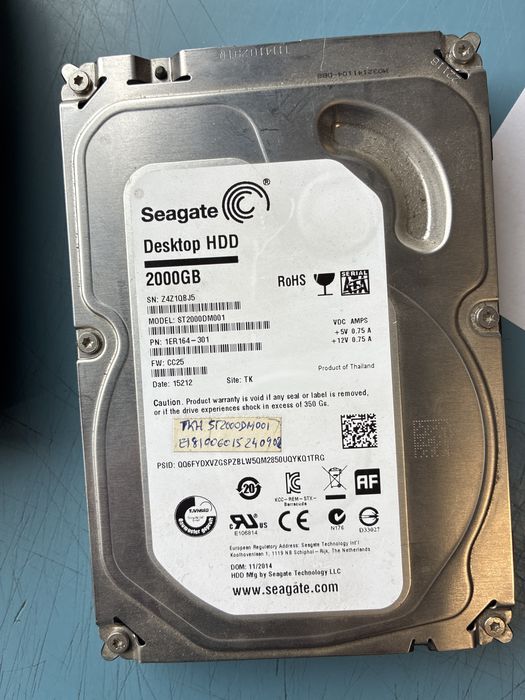 Disco seagate 2tb