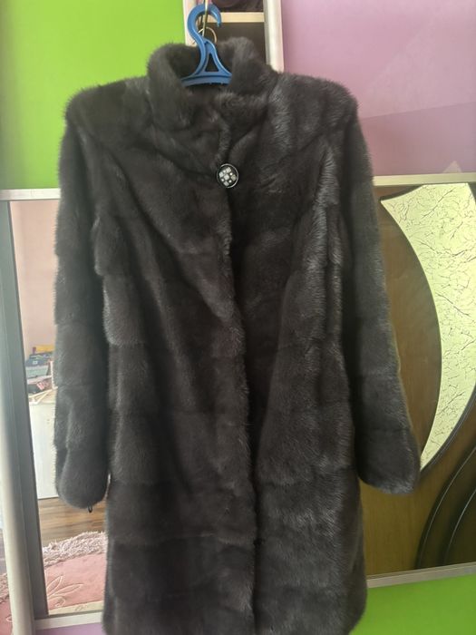 Норкова шуба ,шуба авто-леді,шубка трансформер ,шубка графіт авто-леді