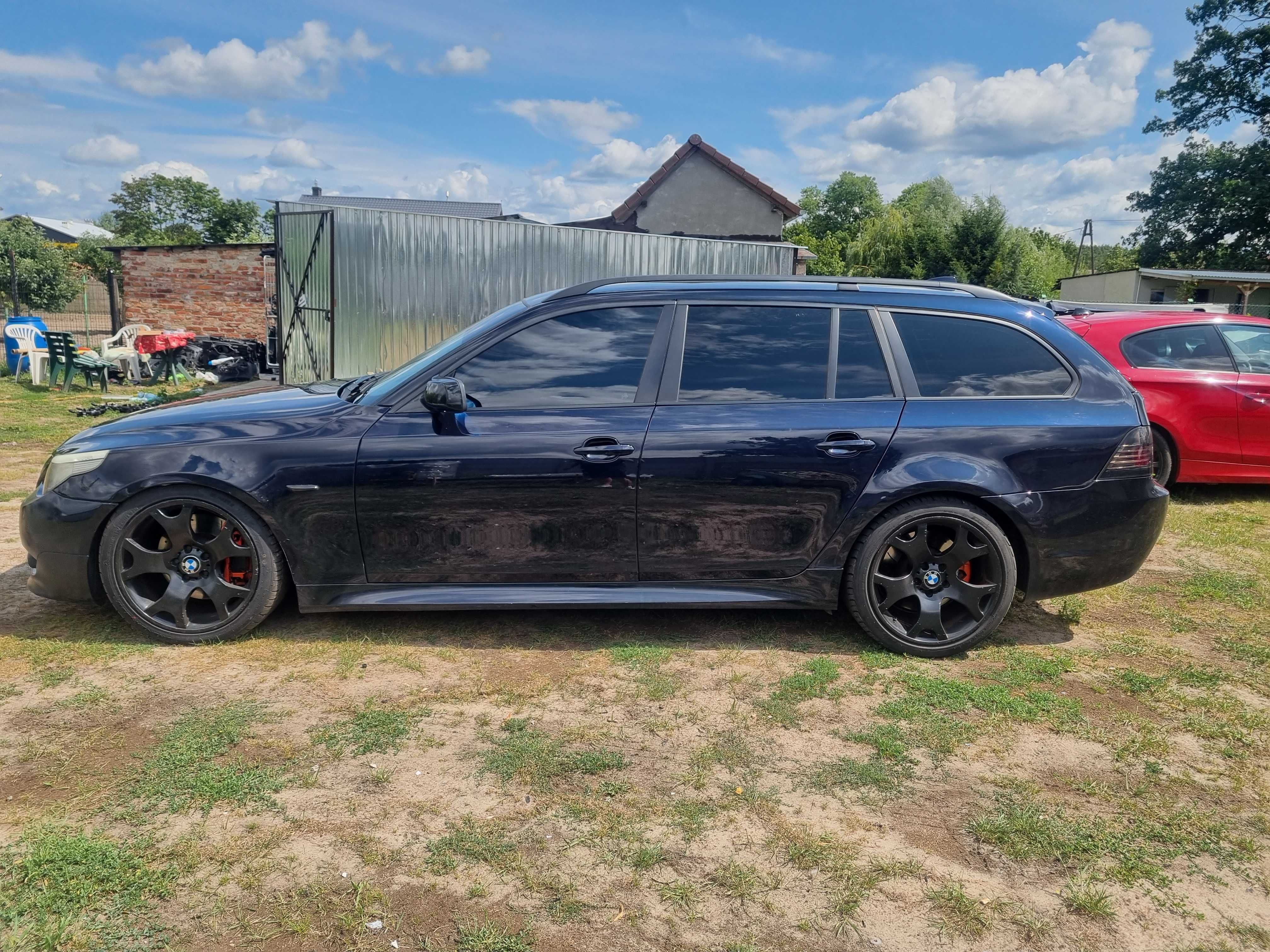 Bmw e61 m-pakiet 535d 272km automat carbonschwarz ķwszystkie czesci