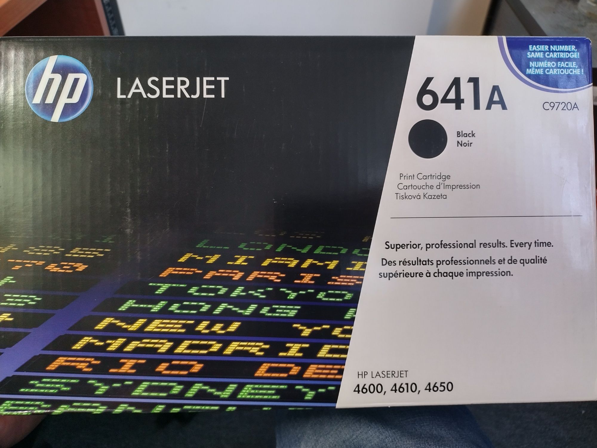 HP 641A (C9720A) toner czarny, oryginalny