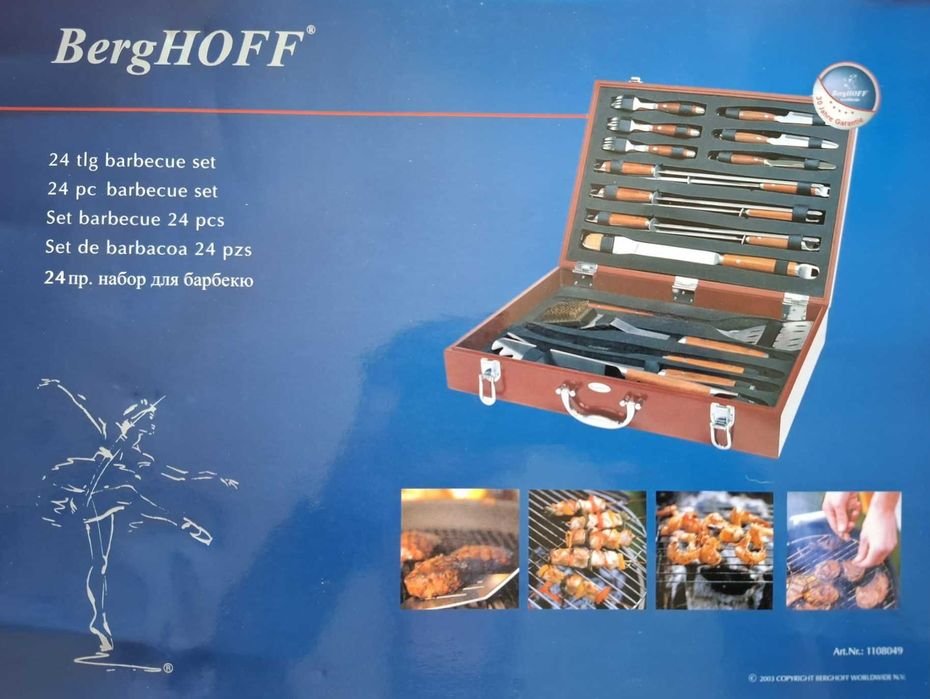 Conjunto de utensílios para churrasco BERGHOFF