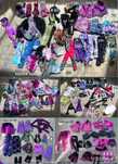 Багато одягу МХ ЕАХ барбі ляльки куклы монстер хай monster high евер