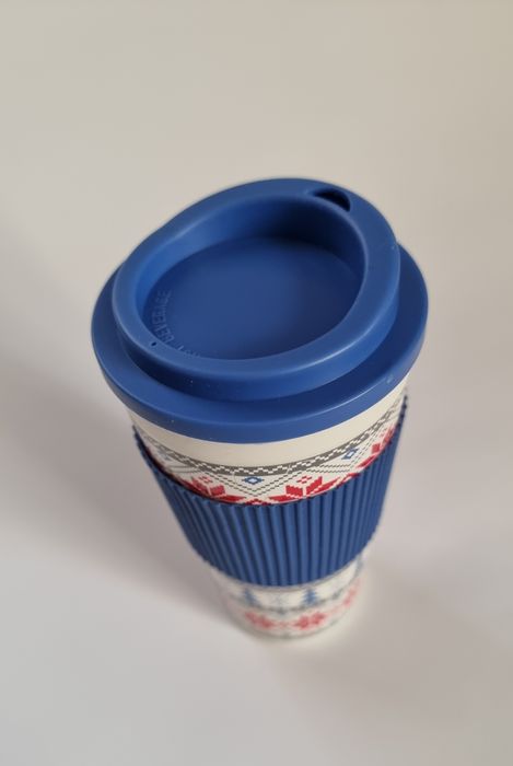 Kubek termiczny na kawę zimowy ok 250ml