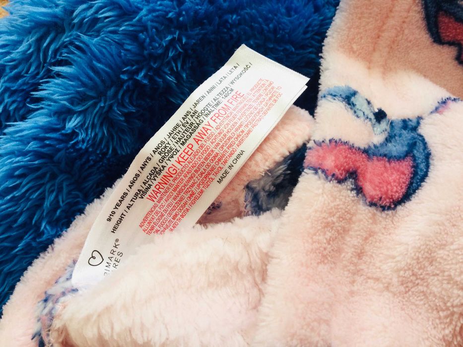 9-10 років 140 зріст Primark піжама зі Стічем і Міні Маус, флісова