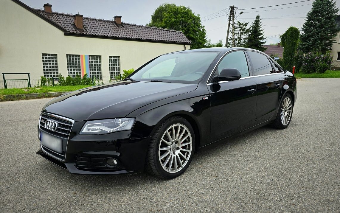 Audi A4B8 S-Line 2.7TDI V6 190KM~Półskóra~Bixenon~Czarny Sufit~Zadbana