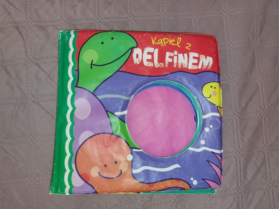 Miękka książeczka do kąpieli dla niemowlaka Kąpiel z delfinem