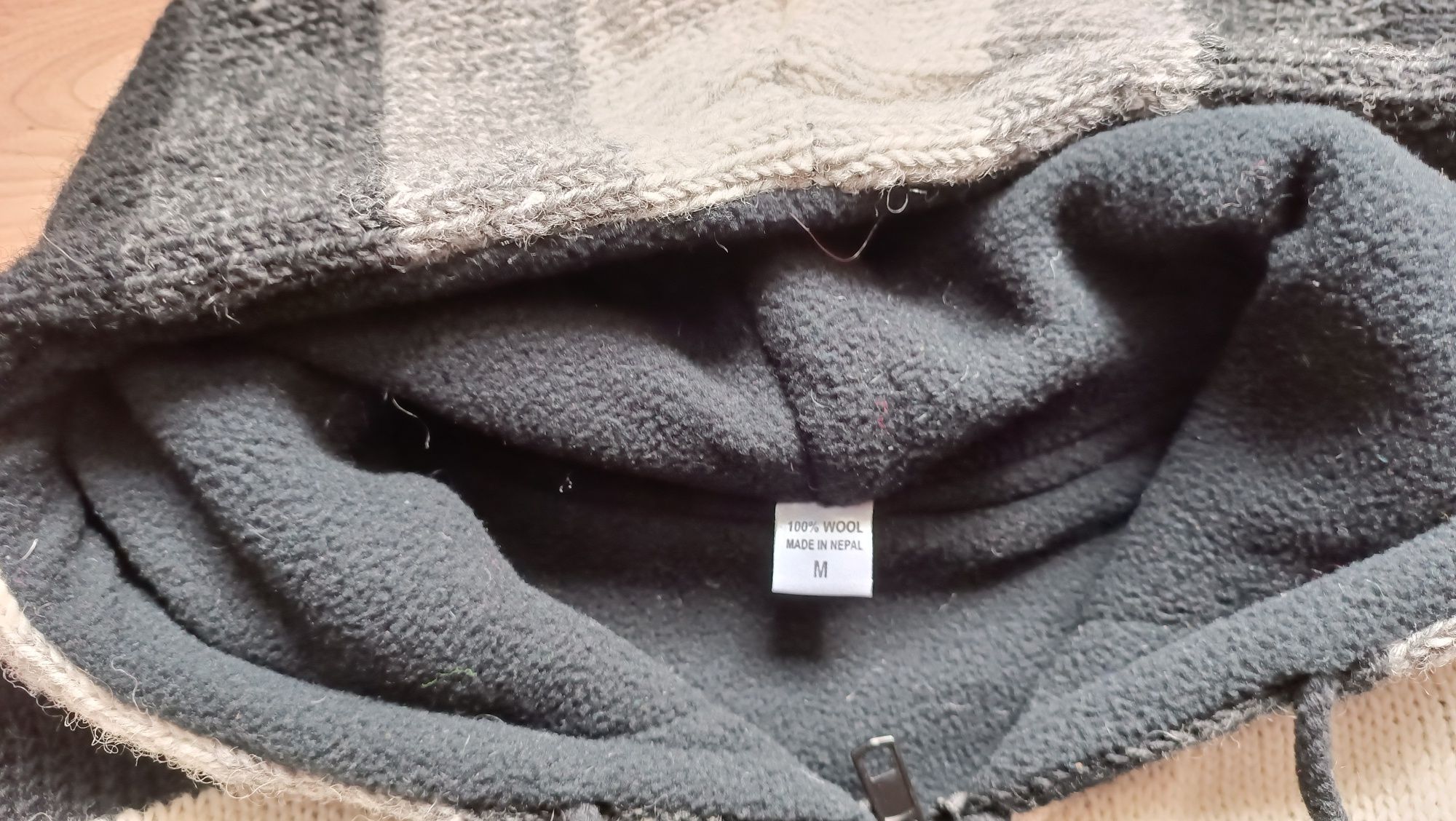 Kurtka sweter Nepal wełna