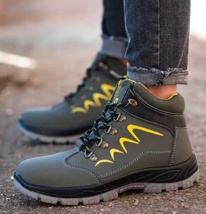 Ochronne buty robocze ze stalowym noskiem