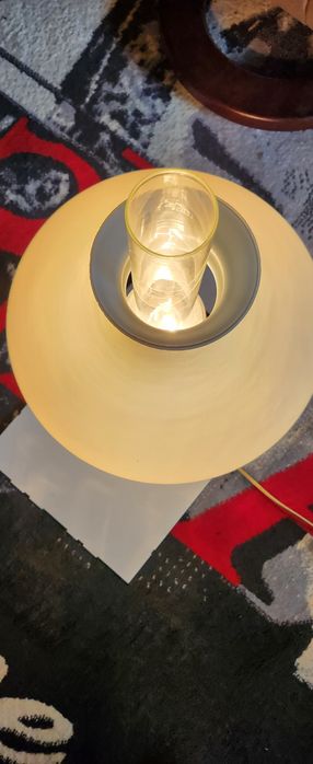 Pamiątki z PRL lampa ceramiczna Wałbrzych