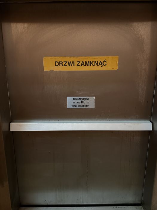 Winda towarowa gastronomia