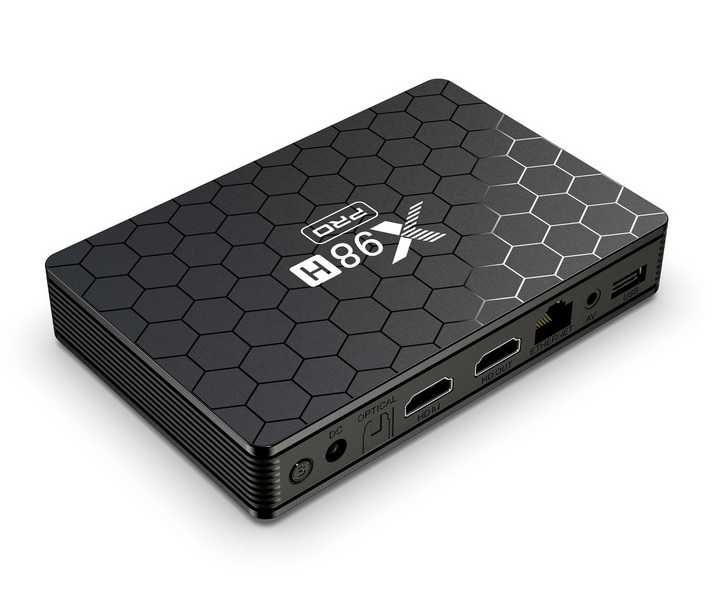Cмарт приставка 2024 року X98H PRO 4гб 32гб Андроїд 12 Allwinner H618