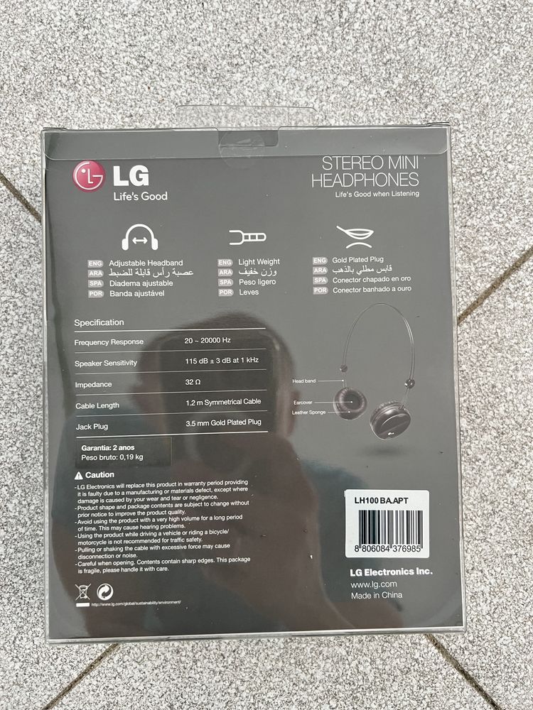 Fones LG LH-100 - Novos selados