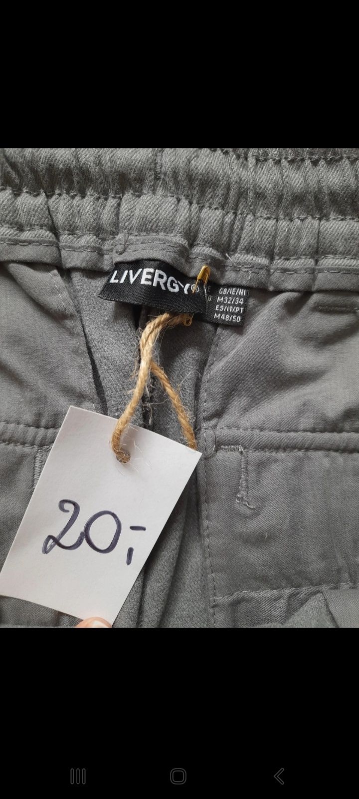 Lidl spodnie męskie cargo M (48/50) nowe