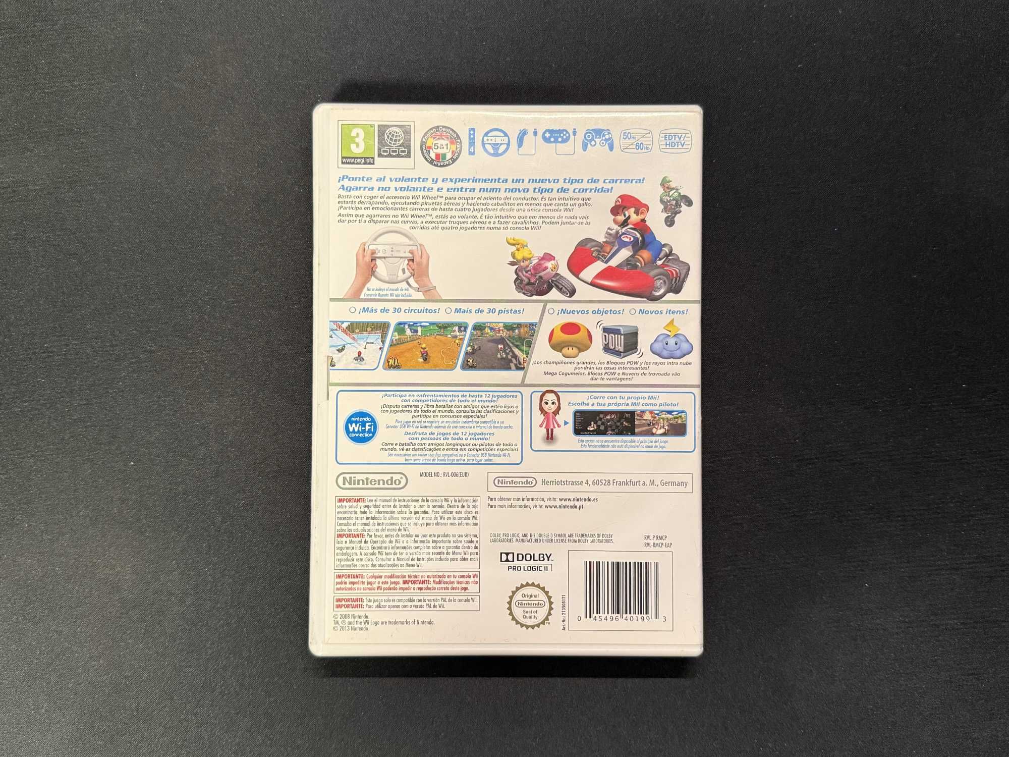 Mario Kart Wii + 2 Volantes