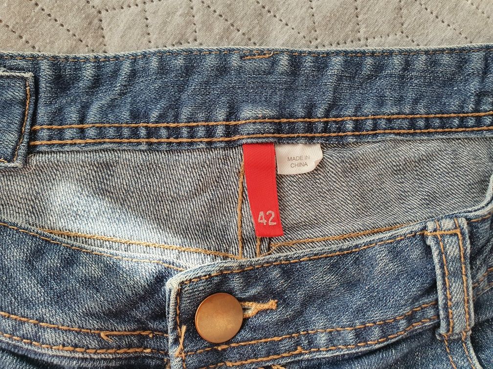 Spodenki jeans mega krótkie H&M