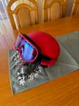 Kask Atomic 51-55cm, gogle Scott
