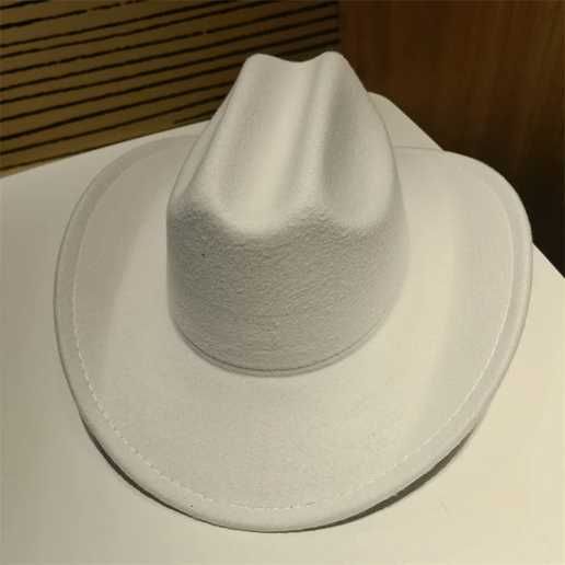 Chapéu Fedora Aba Larga Branco