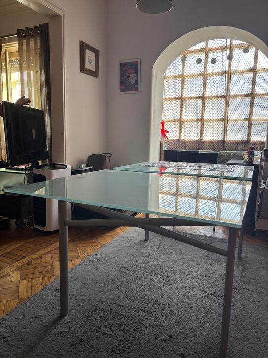Mesa de Jantar em vidro