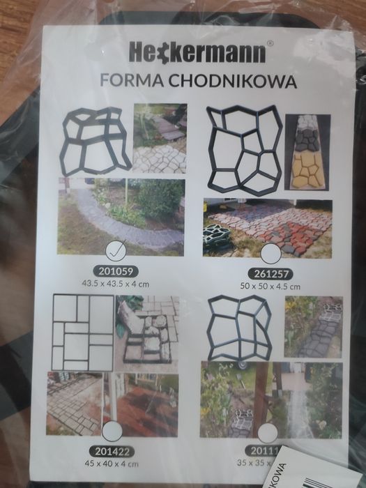 Forma do Kostki Brukowej Kamienia Betonu Kocie Łby