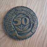 Medal 50 lat sitp chemicznego retro PRL