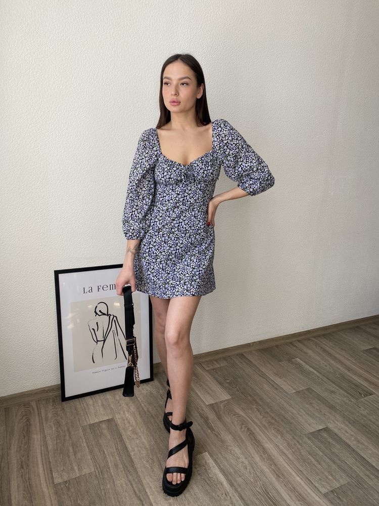 Сукня сарафан в квітковий принт h&m / платье сарафан в цветочный принт