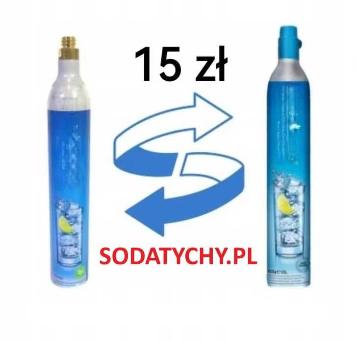 TYCHY Napełnianie Butli Soda pełna Co2 nabój, Brita Philips Grohe dafi