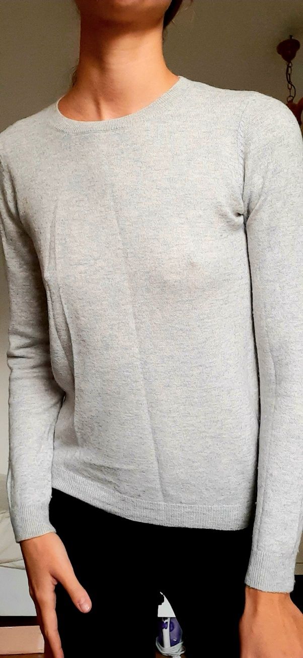 100% kaszmir sweter szary kaszmirowy cashmere S Concept