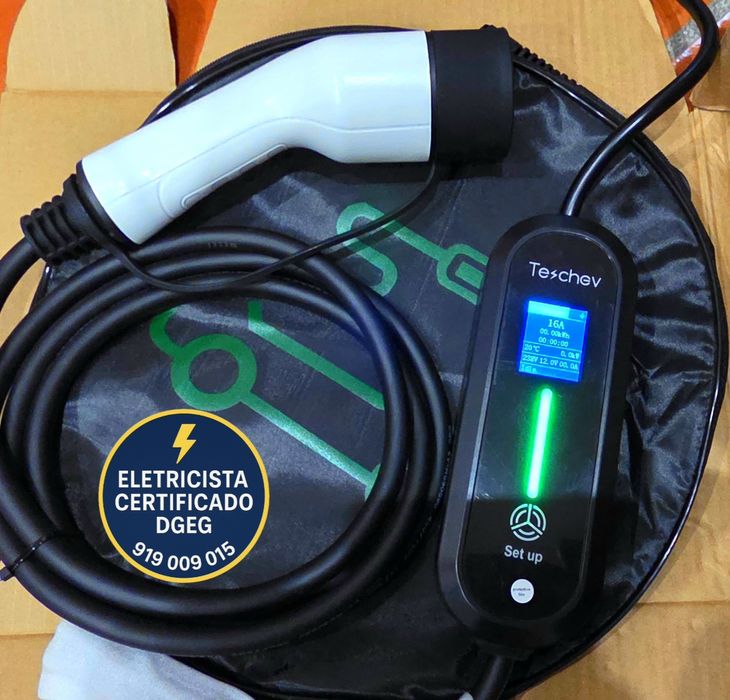 Carregador doméstico universal para carros elétricos