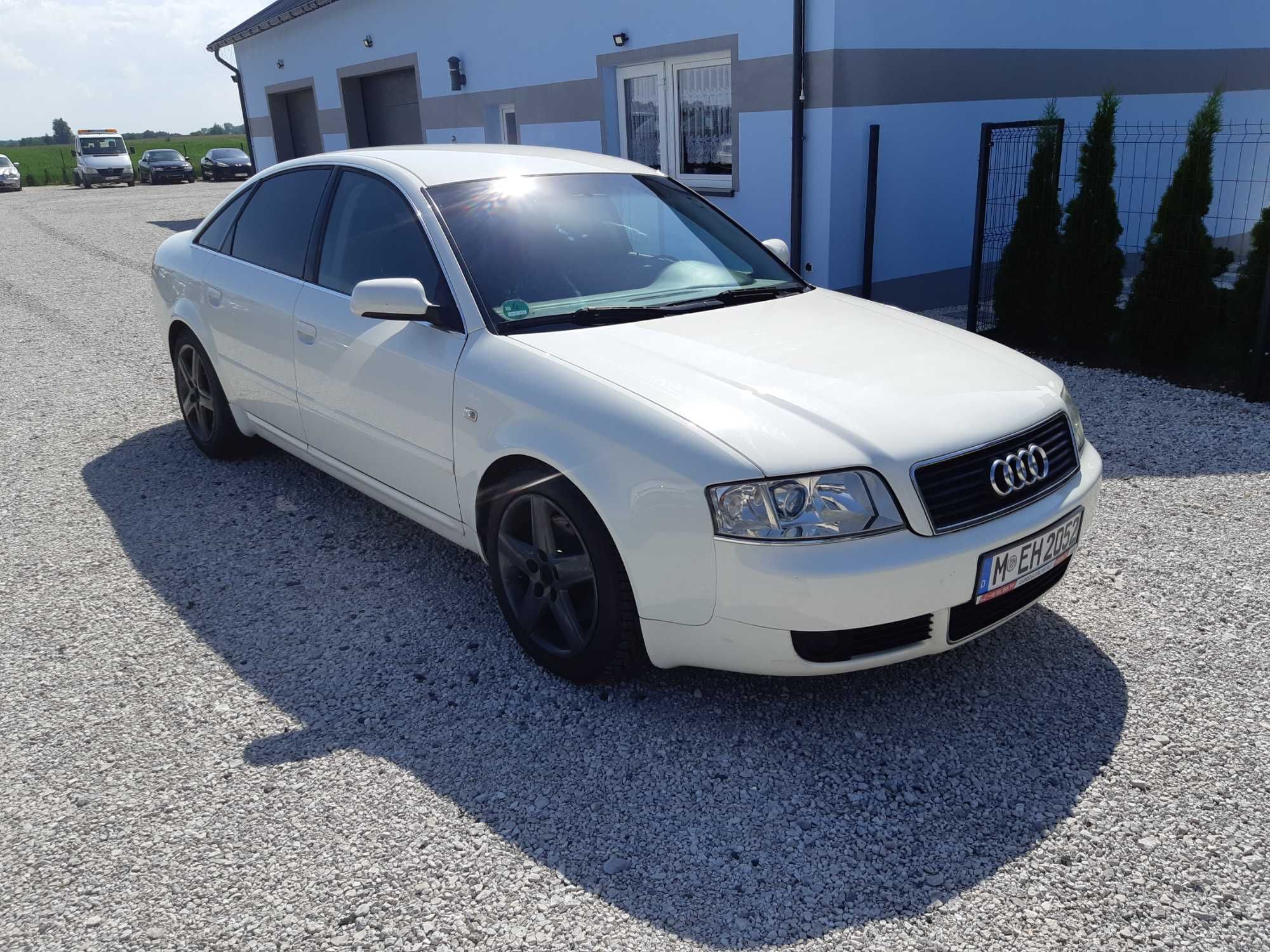 Audi A6 C5 Lift 2,4 V6 Manual Biała  Sedan Opłacona Zamiana Klima Alu
