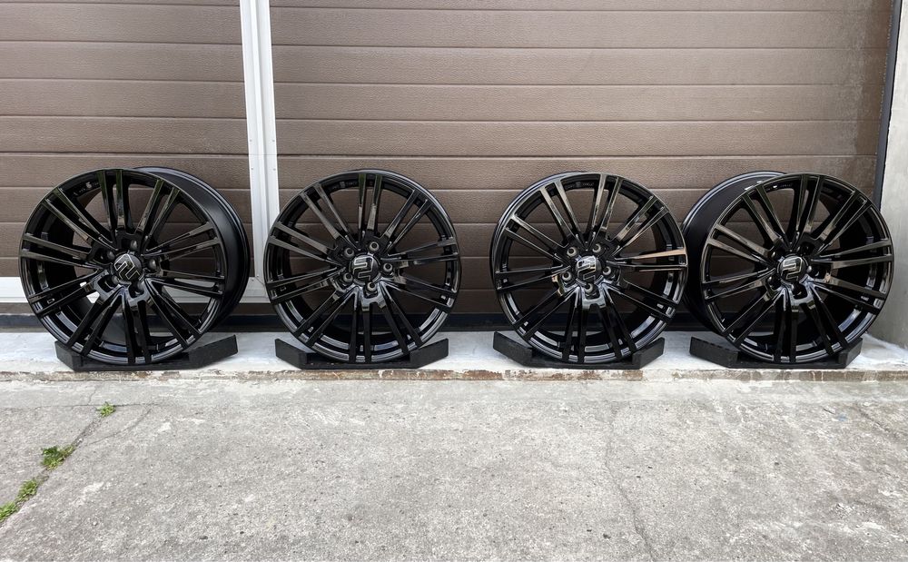 4x felgi aluminiowe Czarne 5x112 r18 et35 8J Alufelgi 18” |Germany