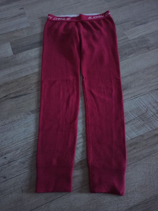 Legginsy termoaktywne Bjorn Daehlie 51% wełna merino, rozmiar 8 lat,