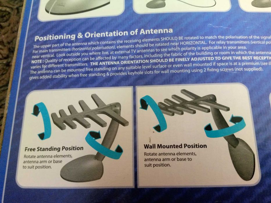 Nowa pokojowa antena tv