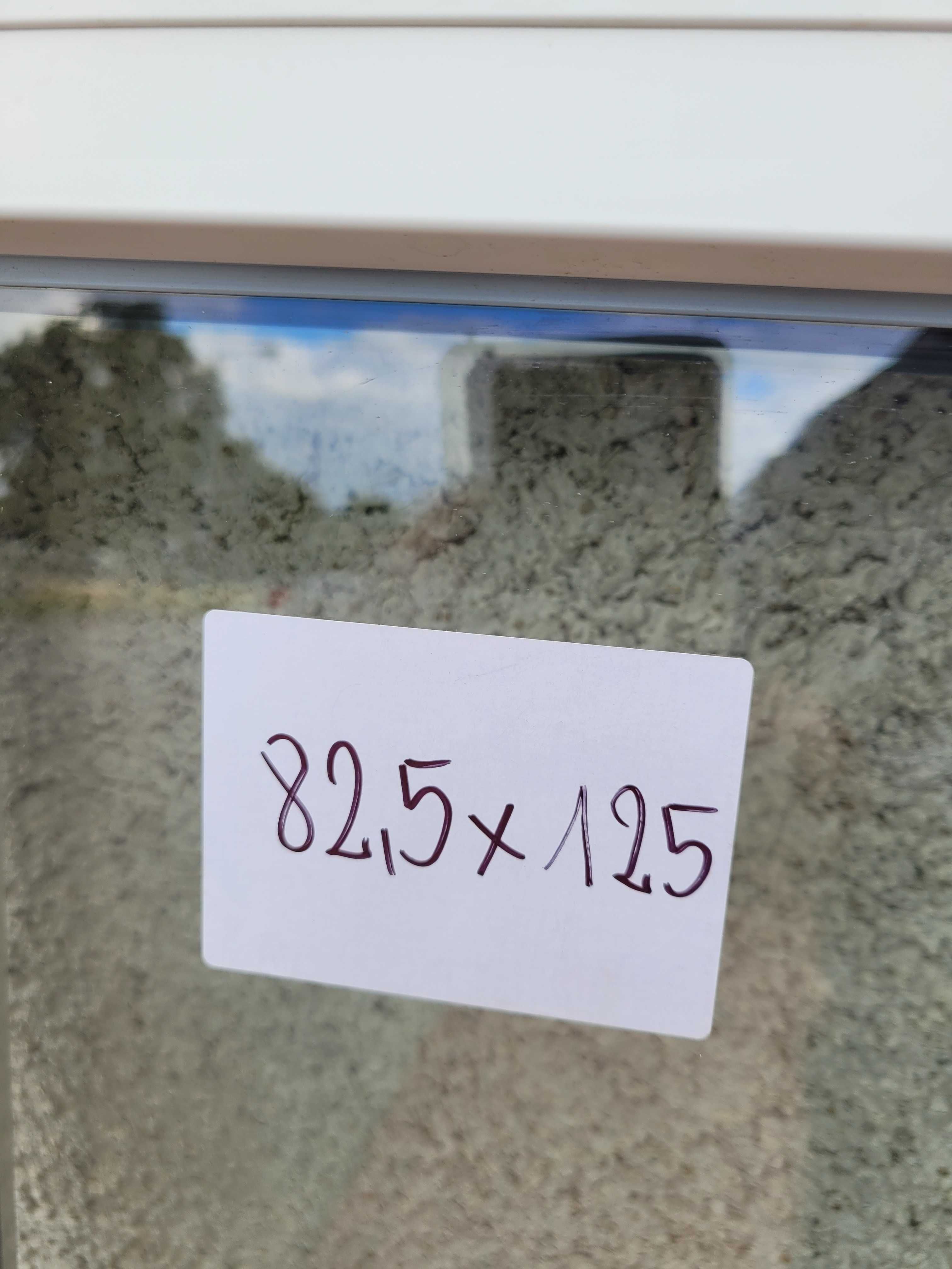 Okno FIX nieotwierane 125x82.5 NOWE 3 szybowe