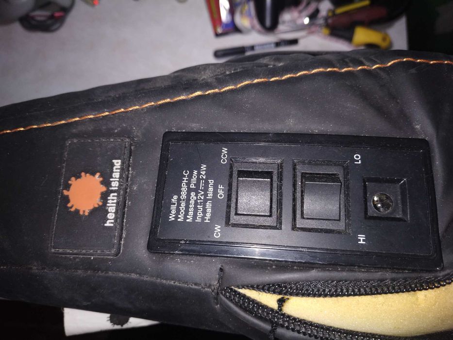 Массажная подушка массажер wellife 988ph-c health island хлам