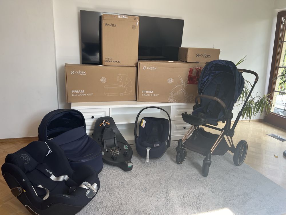 Cybex priam 2.0 5w1 indygo blue +gratisy