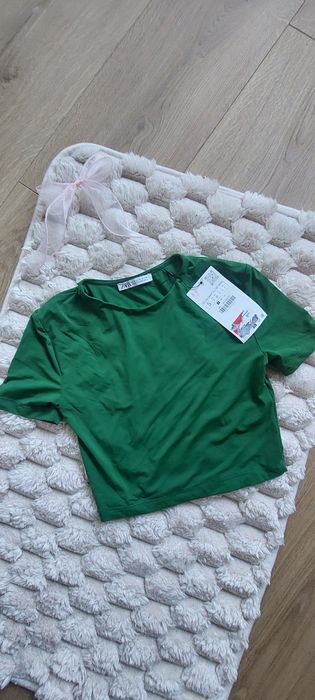 Nowy zielony top Zara rozmiar S