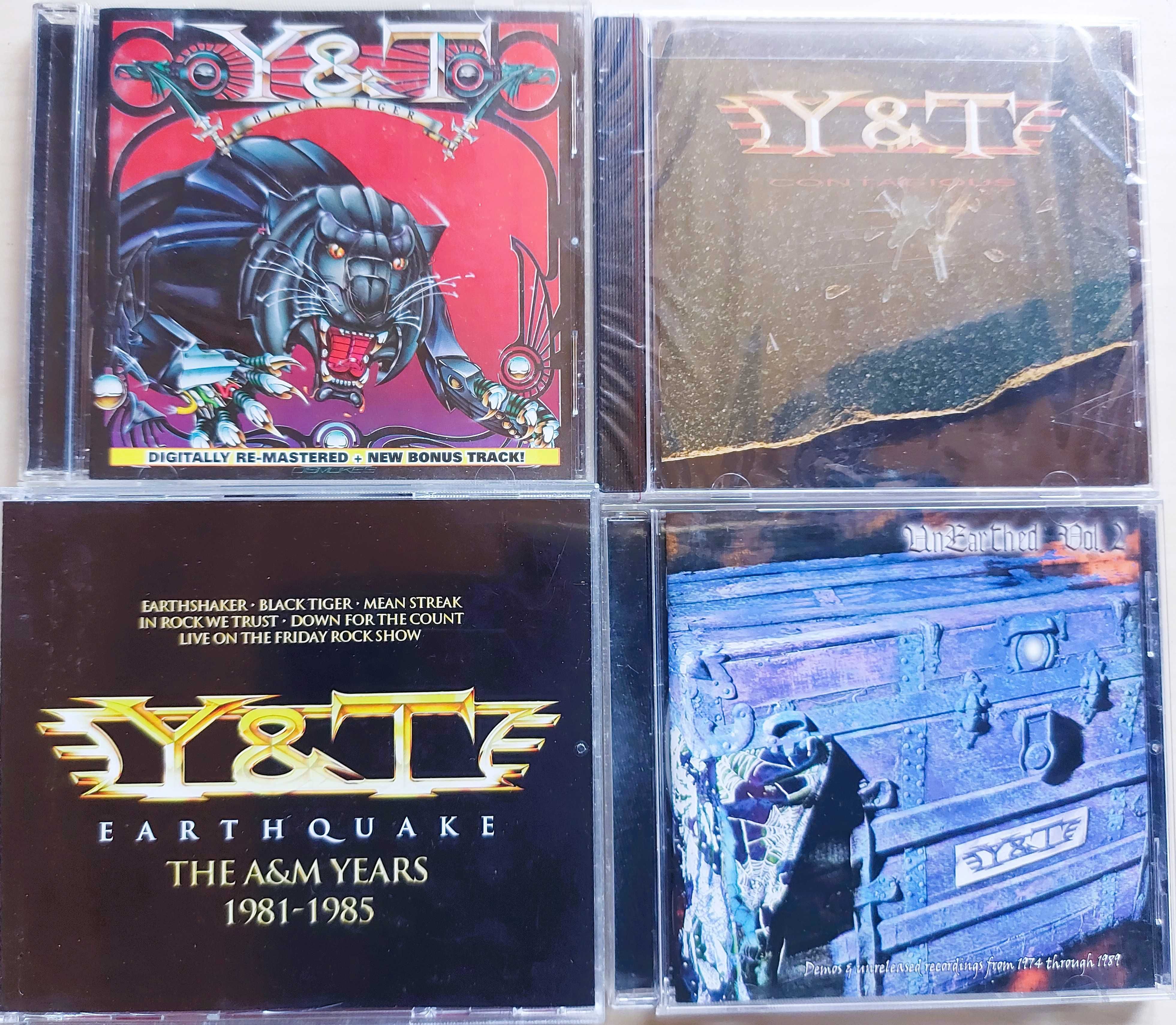 CD Y&T Black Tiger legenda NWOBHM tanio Yesterday And Today