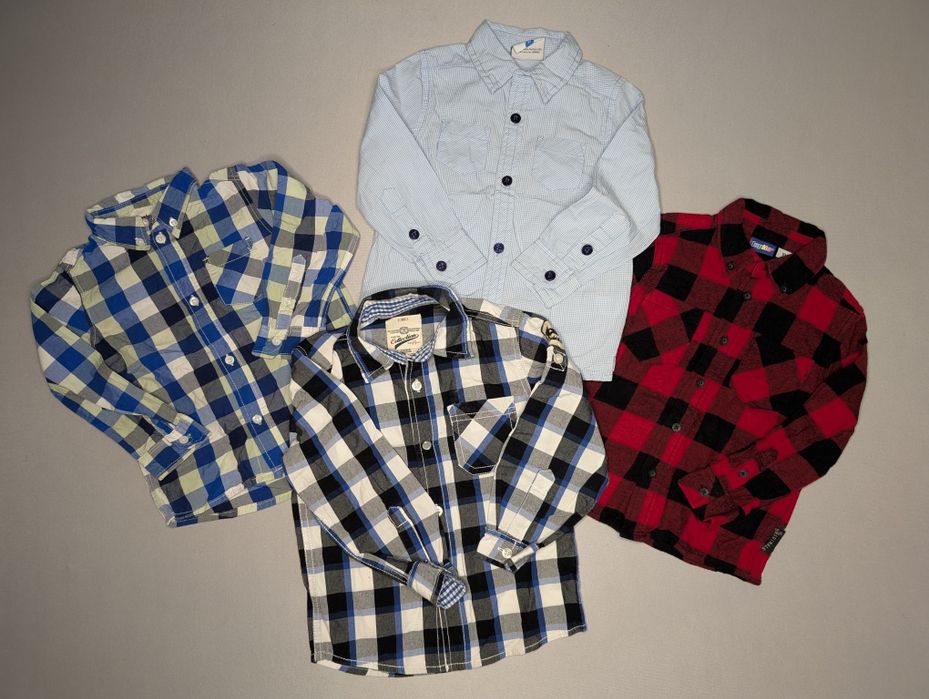 Cztery koszule dla chłopca