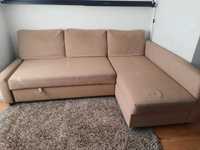 Sofá Ikea com chaise long e cama