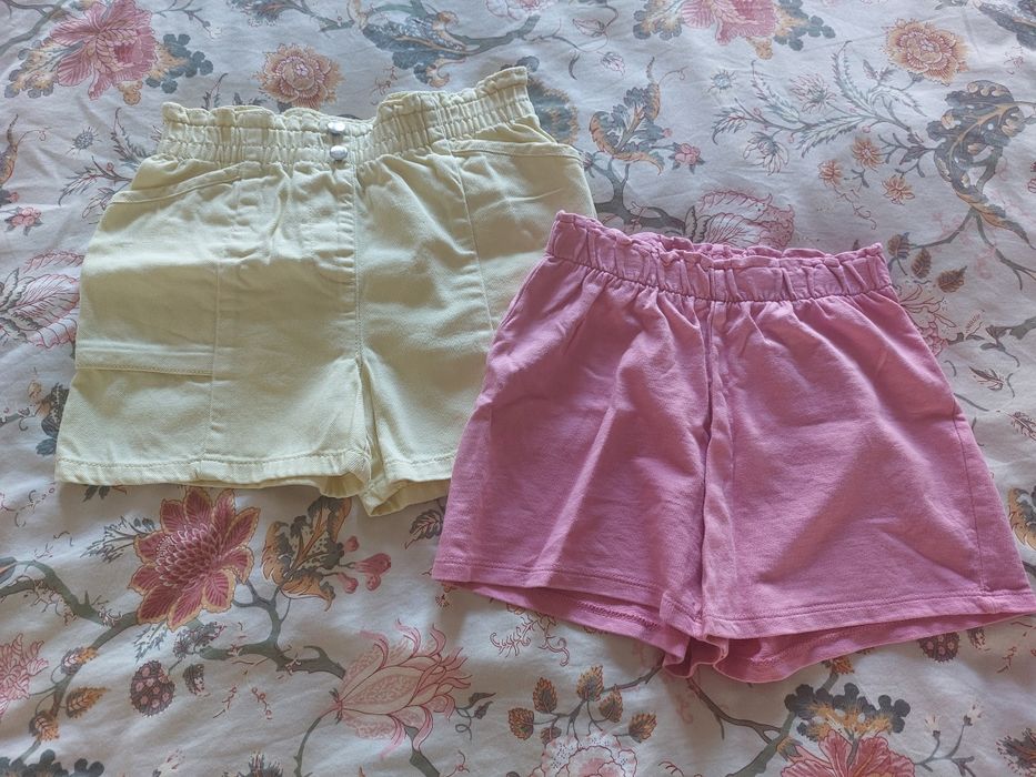 Szorty spodenki paperbag 134 h&m hm sinsay