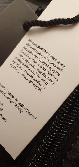 Torba męska listonoszka torebka na ramię czarna rovicky