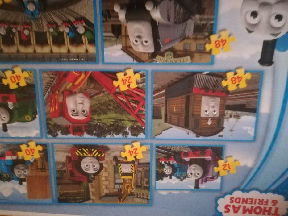 Gry i puzzle CICHCIA TOMEK i niektóre jak nowe.